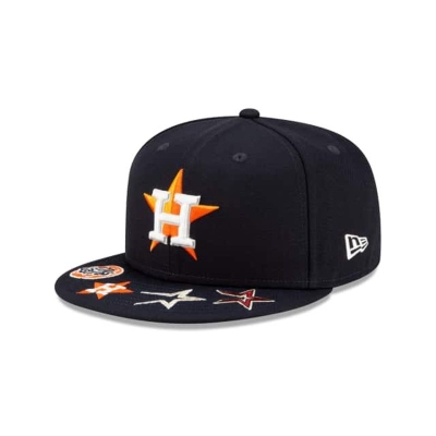 Sapca New Era Houston Astros MLB Visor Hit 59FIFTY Fitted - Albastri